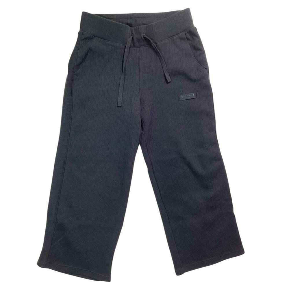 Nike sweatpants (thick lined)wide leg knit cropped cotton size SP